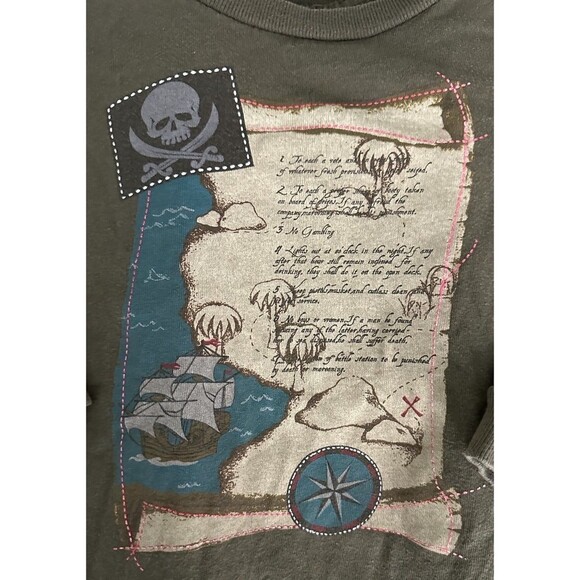 GAP Kids Pirate Map Long Sleeve Tee 4T - Picture 2 of 4